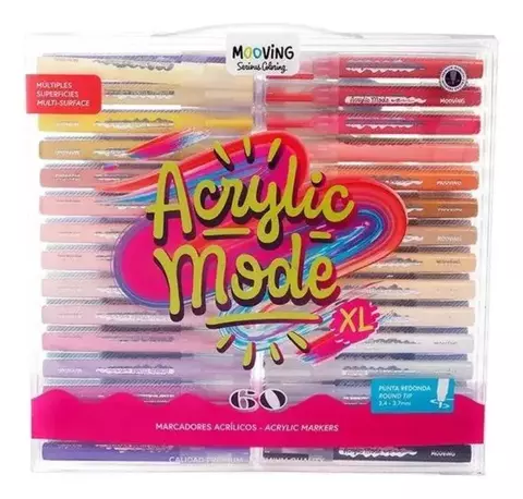 MARCADORES MOOVING ACRILICO X60 2636293