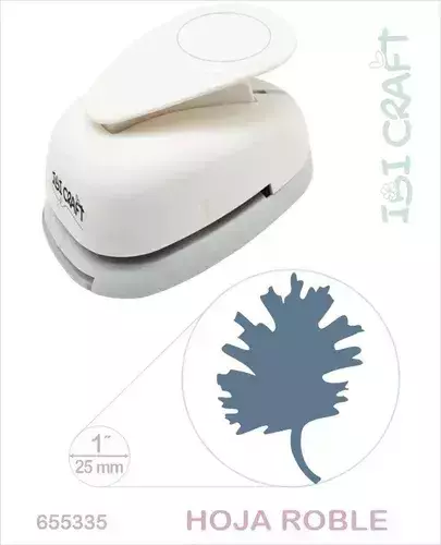 PERFORADORA IBI CRAFT 2.6CM 1 PULGADA HOJA ROBLE 655335