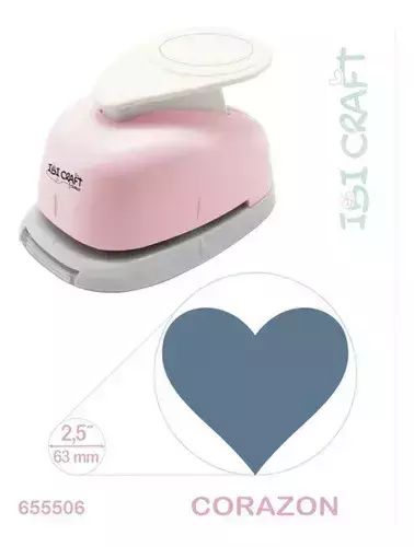 PERFORADORA IBI CRAFT 6.4CM 2.5 PULGADAS CORAZON 655506