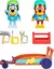 BLUEY MINI PLAYSET FIGURA PLAYGROUND RUSTY & BLUEY'S GO-KART - comprar online