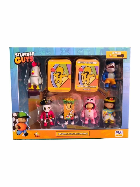STUMBLE GUYS PACK X8 FIGURAS PACK 2