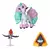 POKEMON BATTLE FIGURE SET X3 (PICASSAUT + PONYTA DE GALAR + STALGAMIN) en internet