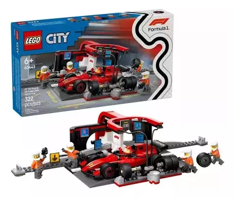 LEGO CITY FERRARI F1 EN BOXES 322PCS - comprar online