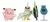 POKEMON BATTLE FIGURE SET X3 (TANHEL + LAUCHZELOT + PIEPI) en internet