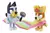 BLUEY SET X2 FIGURAS QUEENS BINGO & BLUEY 13082 - comprar online