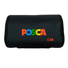 MARCADORES MITSUBISHI POSCA 5M X12 CARTUCHERA 0952235