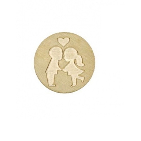SELLO DE BRONCE PARA LACRE "PAREJITA" IBI CRAFT 659200