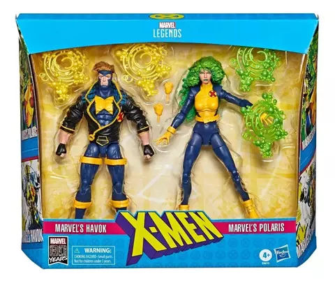 MARVEL LEGENDS SERIES XMEN X2 HAVOK Y POLARIS