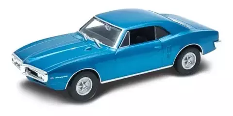 AUTO WELLY 1.34 PONTIAC FIREBIRD 1967 AZUL