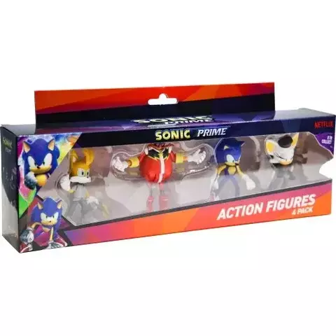 SONIC PACK 4 DE FIGURAS ARTICULADAS 7.5 CM SON6040