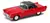 AUTO WELLY 1.34 FORD THUNDERBIRD 1955 ROJO
