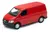 AUTO WELLY 1.34 VW TRANSPORTER T6 VAN ROJO