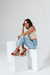 Sandalias Jessy Alta Rojo - mandragora calzados