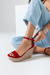 Sandalias Jessy Alta Rojo
