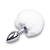 Plug em Metal Pompom Branco P - comprar online