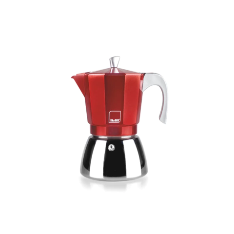 CAFETERA ITALIANA IBILI ELBA 12 TAZAS ROJA (IBI627912) - comprar online