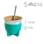 MATE PAMPA BOCA ABIERTA TURQUESA (UNM0038) - comprar online