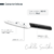 CUCHILLO FILOSO SANTOKU MASTER ACERO INOXIDABLE LACOR (LAC38233) en internet