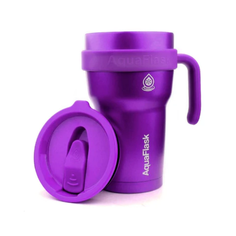 MUG TÉRMICO ACERO INOXIDABLE 700 ML AMETHYST AQUAFLASK (AQAU73)