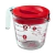 JARRA MEDIDORA PIREX C/TAPA ROJA BASICS 500 CC (REM5163)