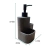 DISPENSER DE DETERGENTE PORTA ESPONJA Y CEPILLO GRIS (COR4775G) - comprar online