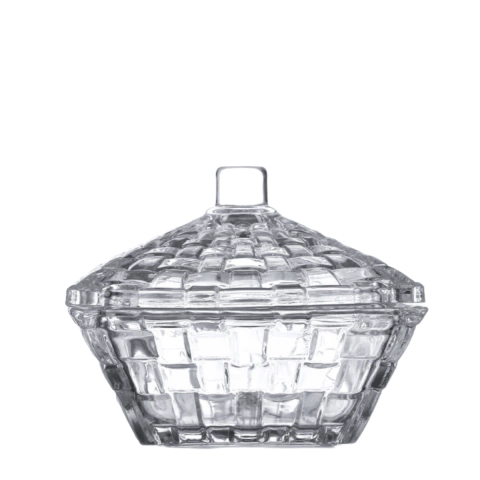 CARAMELERA DE VIDRIO ALT 8 CM DIAM 12 CM (NEB6877)