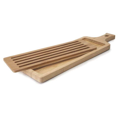 TABLA DE COCINA PARA CORTE DE PAN 50X15 CM MADERA DE BAMBÚ LACOR (LAC60495)