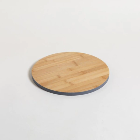 TABLA BAMBOO BODE GRIS REDONDA 30CM (SIM3A16)