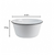 BOWL RECTO ENLOZADO CHICO BORDE NEGRO 16 X 8 CM (EXA2048N) - comprar online