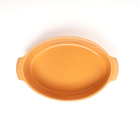 FUENTE PARA HORNO OVAL ASAR Y SERVIR DURAZNO GERMER (MER563244)