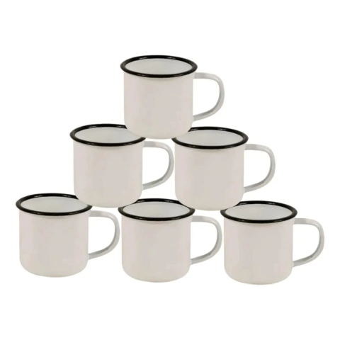 PACK X 6 JARRO ENLOZADO BORDE NEGRO (EXA2007NPACK)