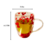 MUG DOBLE VIDRIO C/ASA FLORES PETALOS ROJOS 400ML (ETN1765R) - comprar online