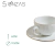 TAZA Y PLATO DE TE ACAPULCO WHITE BORDE DORADO (SIM6H25) - comprar online