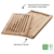 TABLA CORTE PAN RECOGE MIGAS BAMBU 40X30X2 CM LACOR (LAC60487) en internet