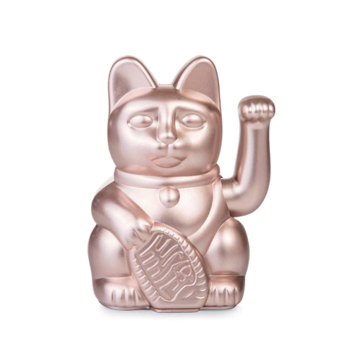 LUCKY CAT 15 CM GOLDEN ROSE (BOX3206)