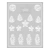 MOLDE PLACA ACETATO MOTIVOS NAVIDAD 105 (PAR0109)