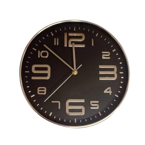 RELOJ DE PARED 30CM DIAMETRO 2 COLORES (NEB1724)