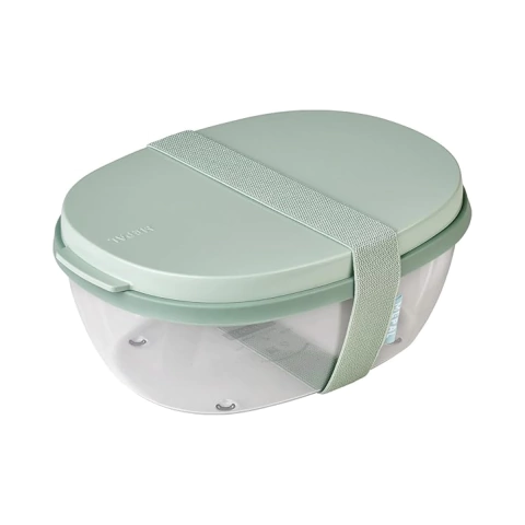 CONTENEDOR PARA ENSALADA BOX ELLIPSE AZUL NÓRDICO (RAP5700)