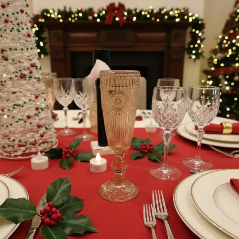 SET X 6 COPAS MARGARITA VIDRIO COBRE FLAUTA 200ML (ETN6568)