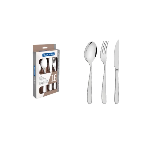 SET 16 PIEZAS DE ACERO INOXIDABLE TRAMONTINA MARESIAS (REM2654)