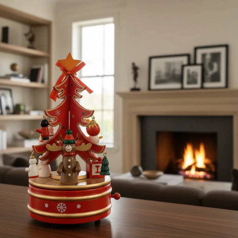 CAJA MUSICAL ARBOL ROJO (COR0462R)