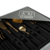 CUBIERTOS VOLF BOX 24 METRO NEGRO (LOF0012) - comprar online