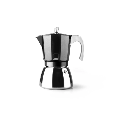 CAFETERA ITALIANA IBILI ELBA 12 TAZAS NEGRA (IBI629212) - comprar online