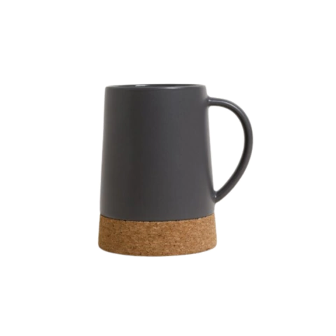 MUG NET GREY BASE DE CORCHO 310 ML (SIM0385)