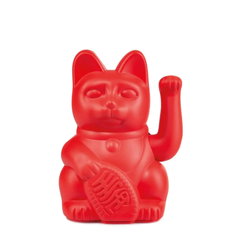 LUCKY CAT 15 CM ROJO (BOX3242)