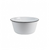 BOWL RECTO ENLOZADO CHICO BORDE NEGRO 16 X 8 CM (EXA2048N)