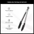 PINZA COCINA 30 CM PUNTA NEGRA (NEB7106) en internet