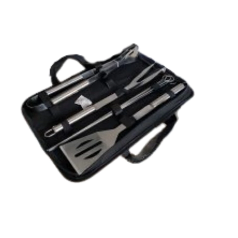 SET ASADO 4PIEZAS ESTUCHE NEGRO (KAR5145)