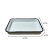 FUENTE RECTANGULAR ENLOZADA BORDE NEGRO 22 X 17 CM (EXA9164N) - comprar online