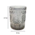 SET X 6 VASOS DE VIDRIO GRIS 400 ML MARGARITA (ETN5394) - comprar online
